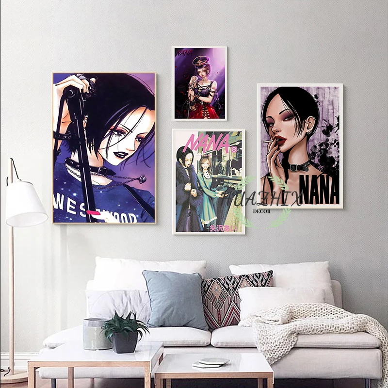 

Japanese Classic Anime Canvas Painting Wall Art Posters for Bar Room Decoration Painting Home Decor Decoration Bedroom Quadro