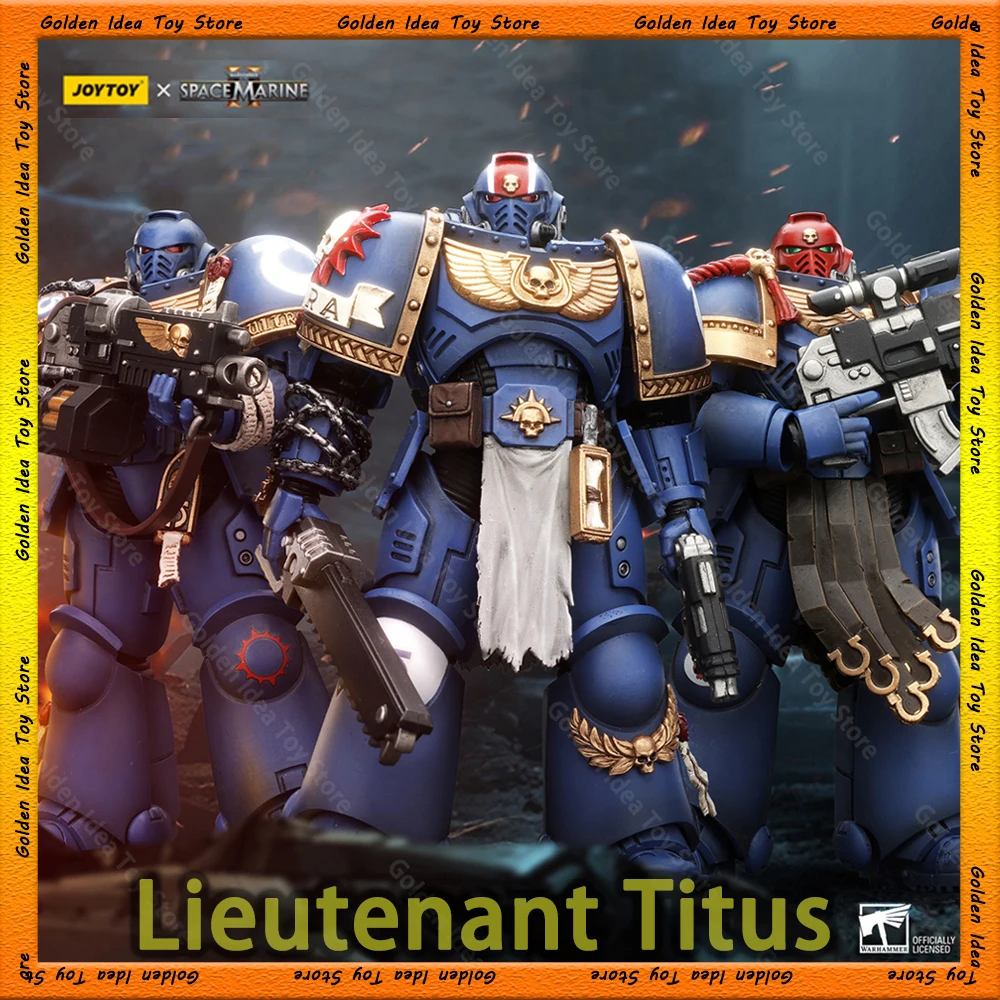 JOY TOY Warhammer 40k Фигурка Ultramarines Lieutenant Titus Sergeant Gadriel Brother Chairon