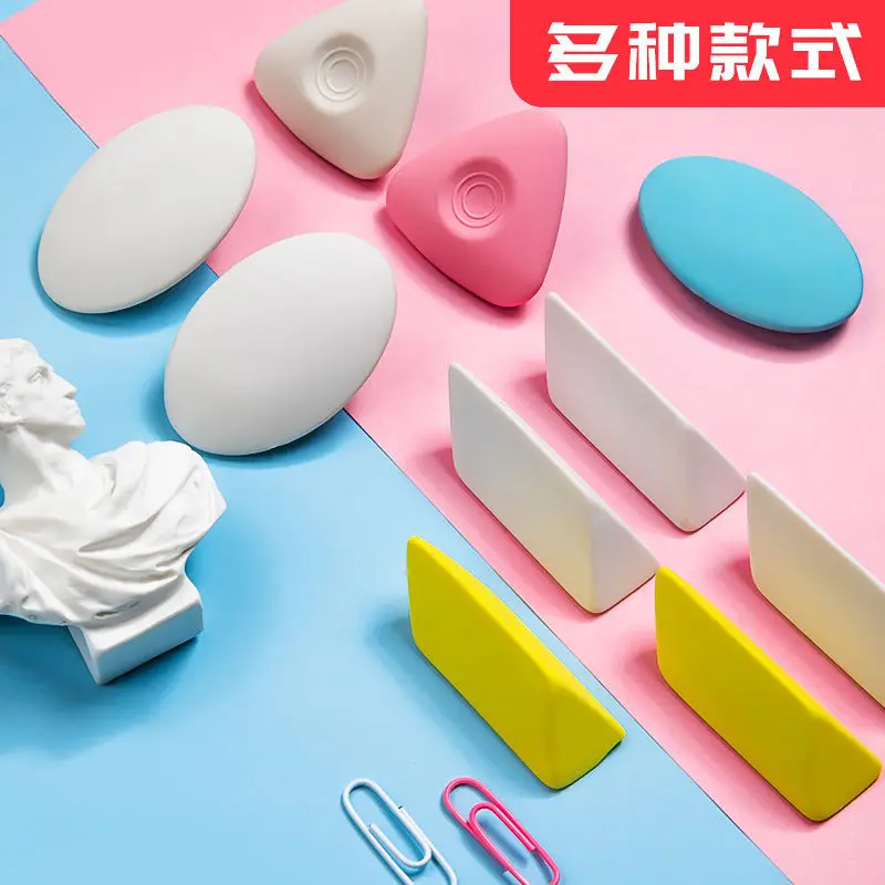 

High-gloss art special PVC eraser sketch art student painting pencil triangle shape eraser cute stationary japanese stationery