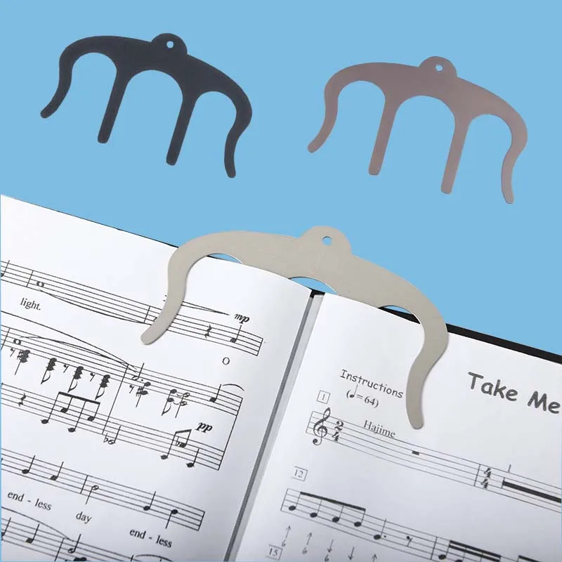 

Creative M Type Bookmarks Student Piano Music Book Clip Page Holder School Office Reading Cute Supplies Korean Kawaii Stationery