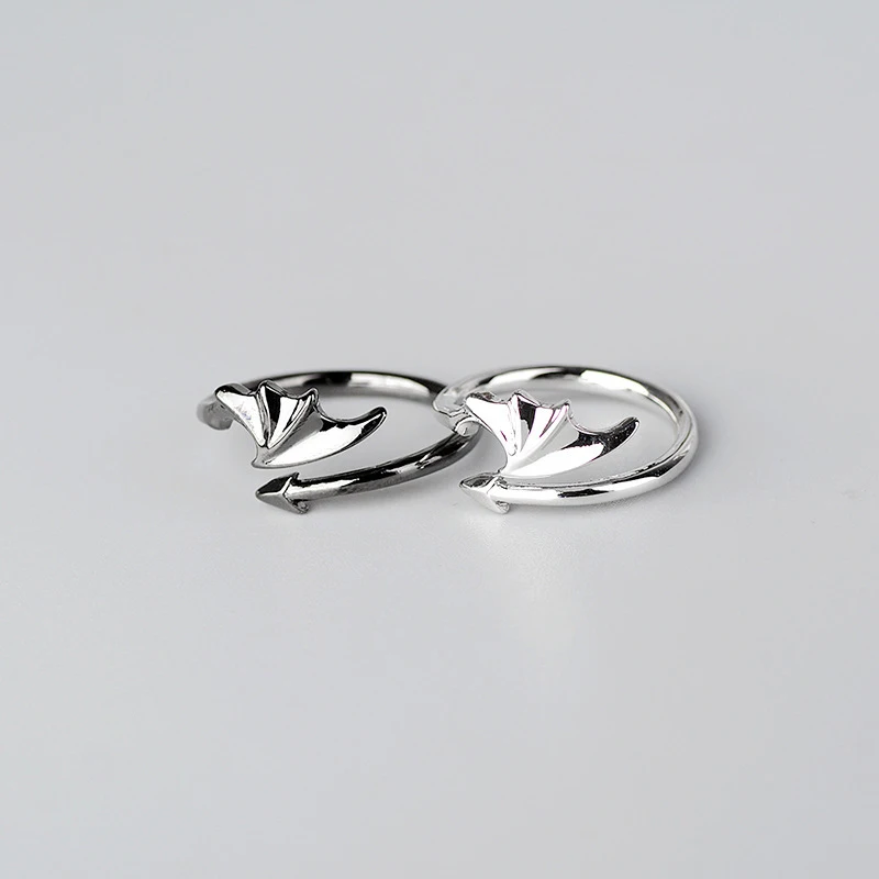 Панк Маленький Дьявол Дракон Готический Злой Вампир Крылья Ангела Кольца