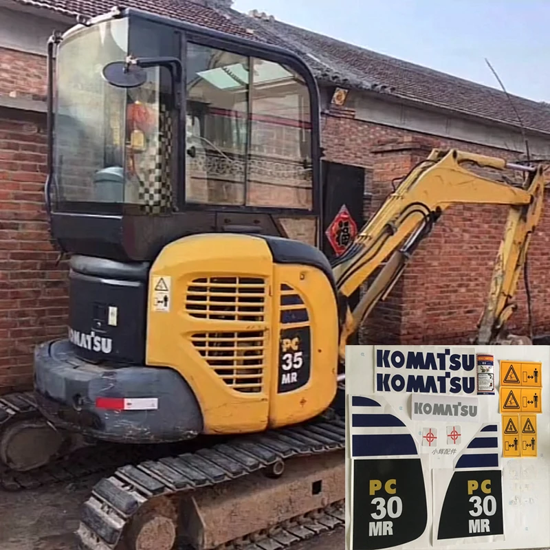 

Наклейка на экскаватор KOMATSU PC20/30MR 35/40MR PC45MR/50MR PC55MR-1-2