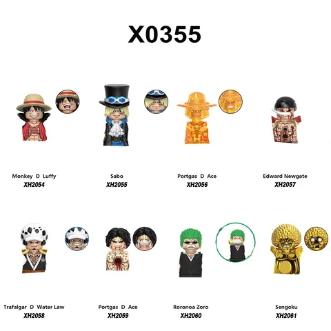 Keeppley Мини-фигурки One Piece Sabo Portgas D Ace Edward Newgate