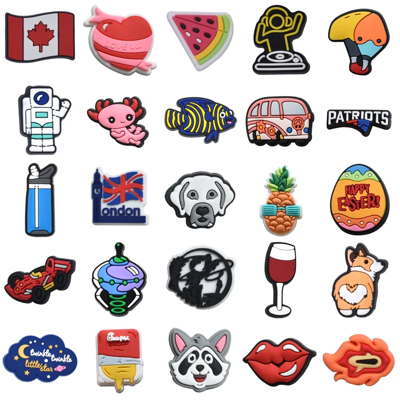 

Women Charm Shoes Accessories Kids Boy Decorations for Crocs Set Jeans Girl Gifts Wholesale Bulk Men Shoe Charms Packs Para Pins