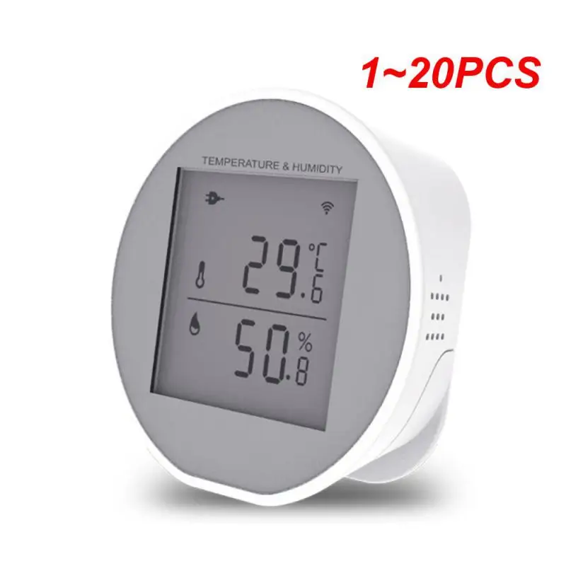 

1~20PCS CORUI Tuya Smart WIFI Temperature Sensor Humidity Indoor Hygrometer Thermometer With LCD Display USB powered Support