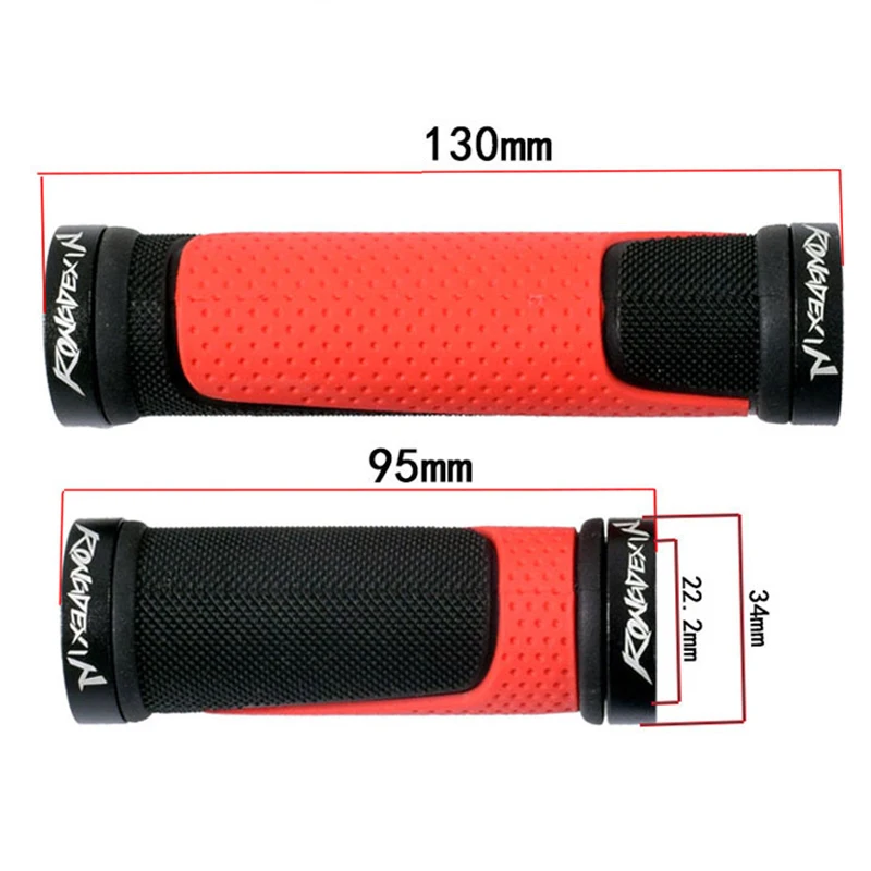 

Bicycle Handlebar Lockable Black and Red Two-color Handlebar Cover Modification Accessories Folding Bike Handlebar Cover