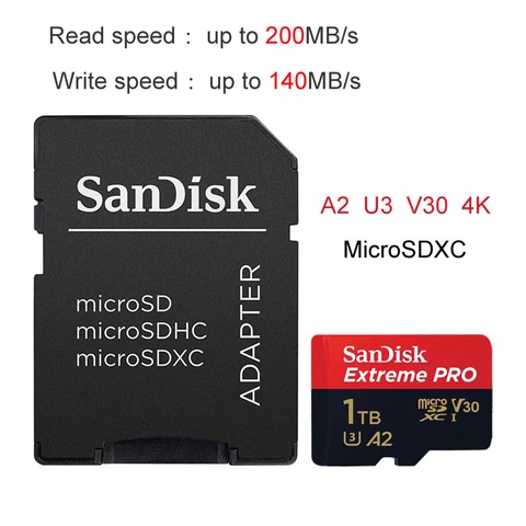 SanDisk Extreme PRO Micro SD карта памяти 512 ГБ