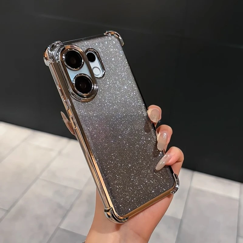 Фото Чехлы для VIVO X200 FE, блестящий силиконовый противоударный чехол для VIVO S30 S30Pro mini Airbag, мягкий защитный чехол из ТПУ для телефона №5