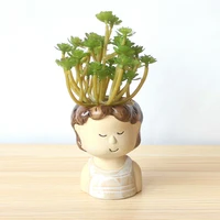 cartoon animal succulent flower pot gardening plants potted ceramic ornament mini bonsai cactus planter home decoration craft