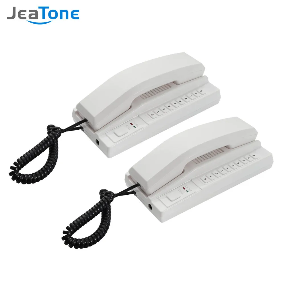 jeatone wireless intercom system secure interphone handsets expandable for warehouse office interphone maison home phone voip free global shipping