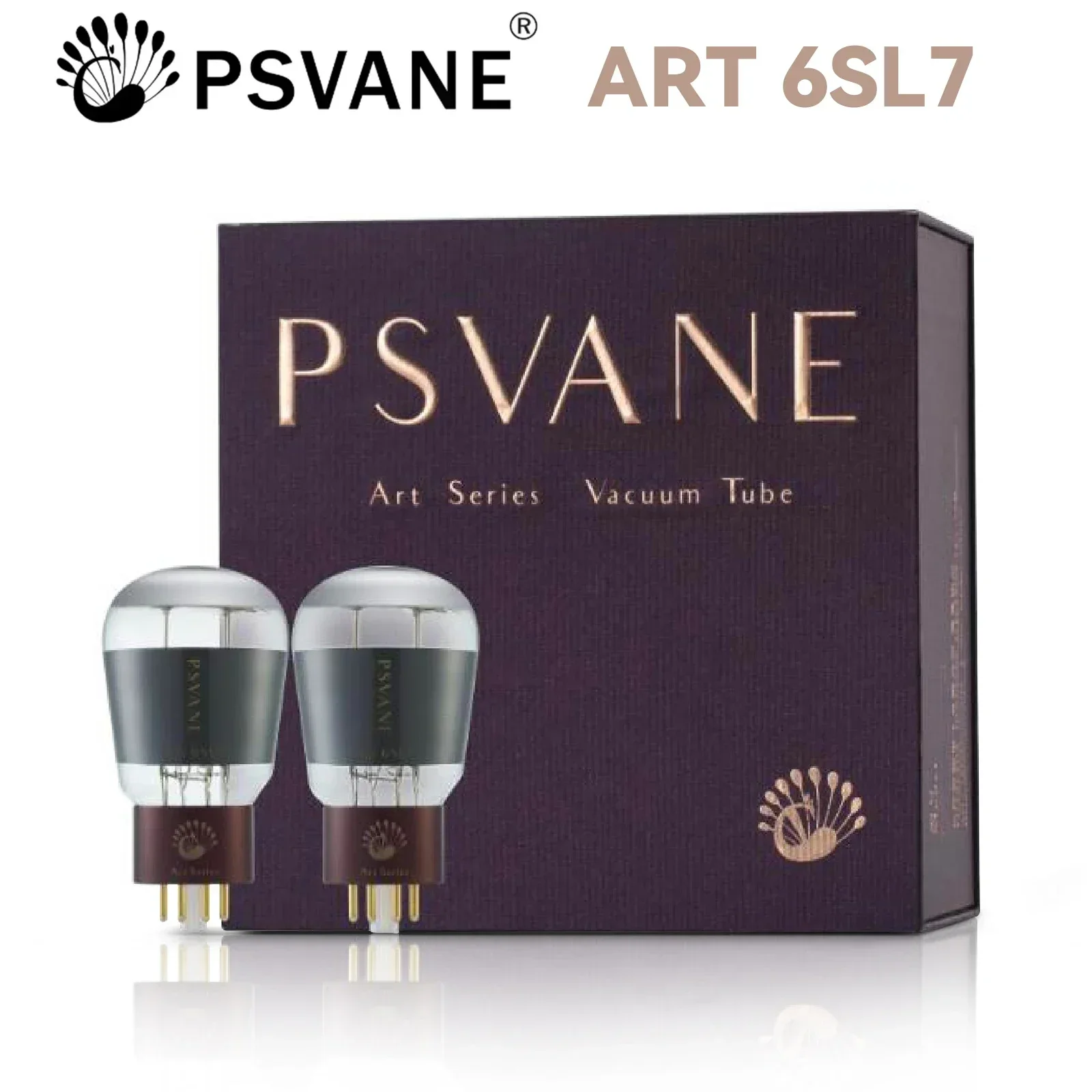 Фото PSVANE Art 6SL7 Вакуумная лампа Замена 6H9C 6N9P 6SL7 5691 ECC35 Hi-Fi Audio Винтаж Ламповый усилитель DIY Подходящий на заводе №1