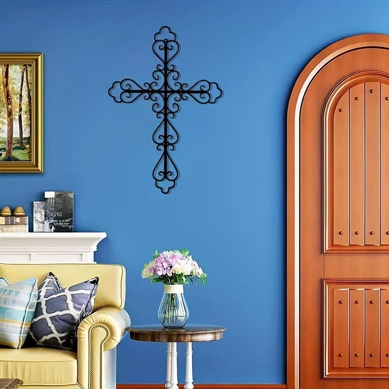 Акция металлический крест для украшения дома настенный художественный декор