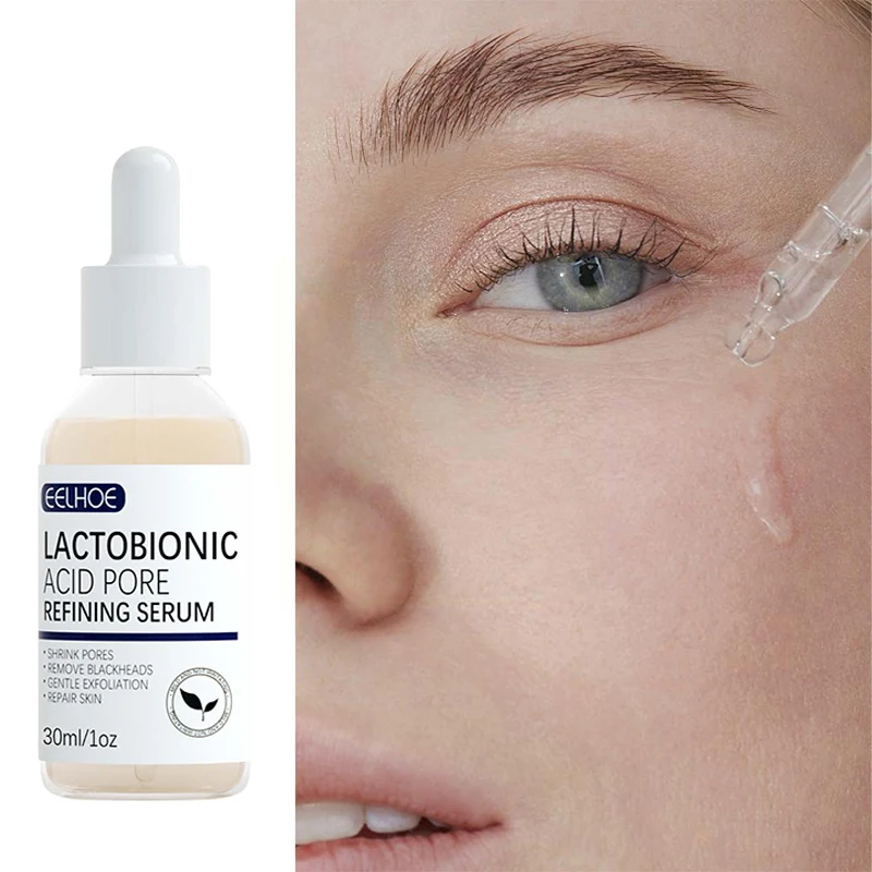 

Lactobionic Acid Shrink Pores Face Serum Hyaluronic Acid Moisturizing Oil Control Firming Nourish Smooth Repair Korean Cosmetics