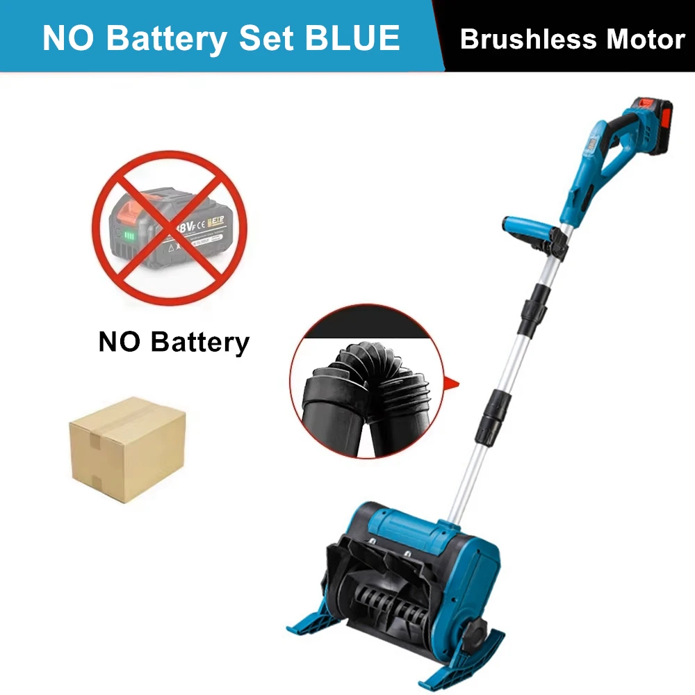 Новый бесщеточный электрический снегоочиститель 3500 Вт, литиевая электрическая подметальная машина для снега, беспроводная лопата для снега, двор, улица для батареи Makita