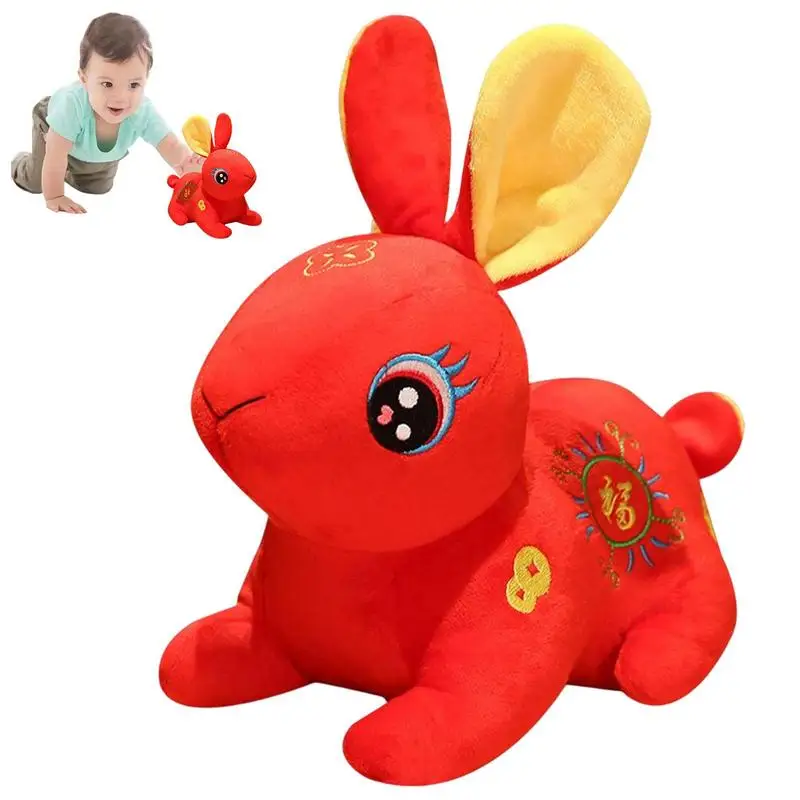 

Chinese New Year Rabbit Plush Year Of The Rabbit Mascot Plush Toy 2023 Chinese Zodiac Fortuna Rabbit Bunny Toy Kids Birthday