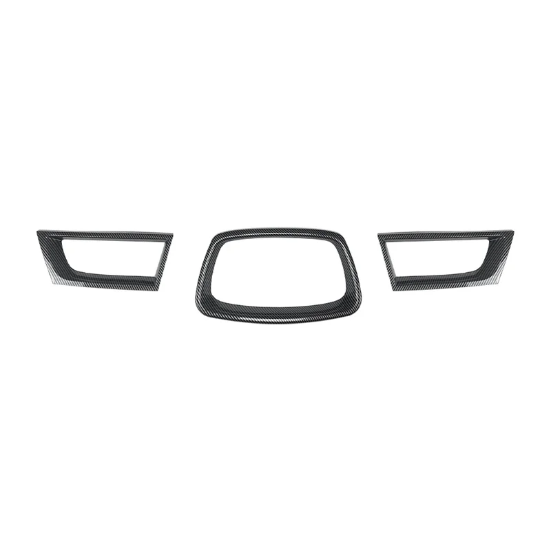 Глянцевый черный 3 шт. автомобильная передняя решетка, впускная решетка, сетчатый комплект кузова, тюнинг для Subaru Impreza GD 9TH WRC WRX STI AT 2006-2007