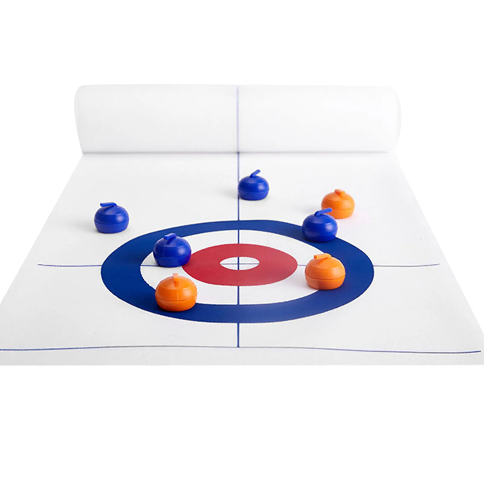 

Indoor Outdoor Mini Portable Shuffleboard Tabletop Curling Game School Ball Educational Gift Kids Adults Interactive Training