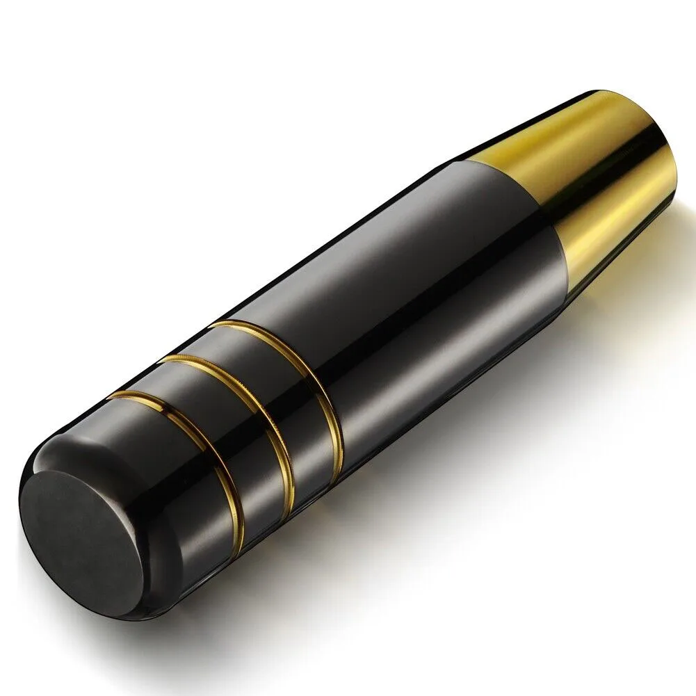 

Car Accessories High Quality Material Brand New Adapter Gear Shift Knob 5IN Aluminum Alloy Automatic Black Gold Shift Knob