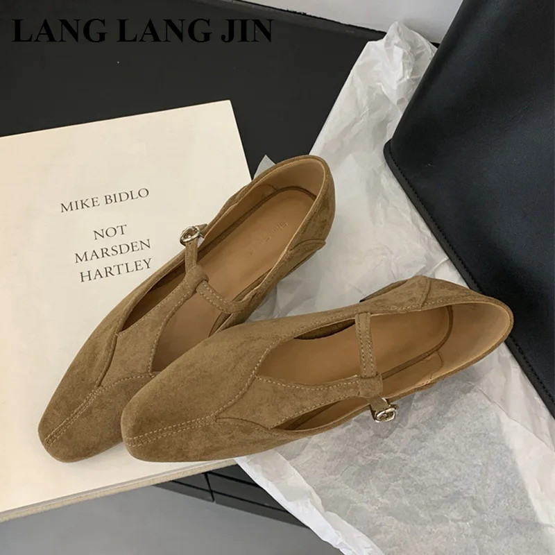 2024 новые осенние балетки на плоской подошве брендовые дизайнерские женские