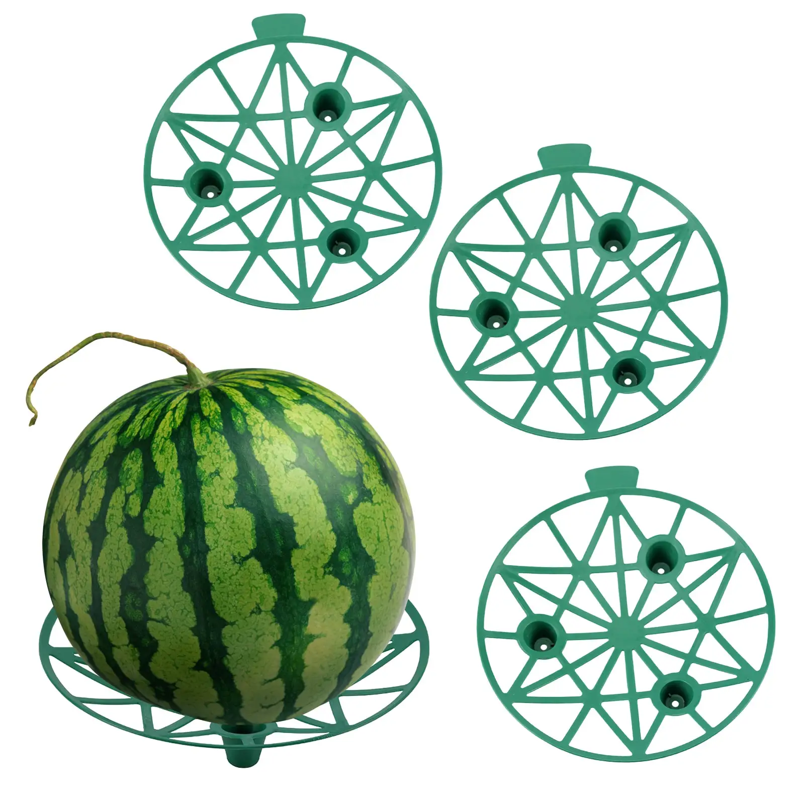 

3Pcs Sturdy Melon Cradles Squash Watermelons Pumpkins Strawberries Cradles Vegetable Holder Raise Them Off The Soil Prevent