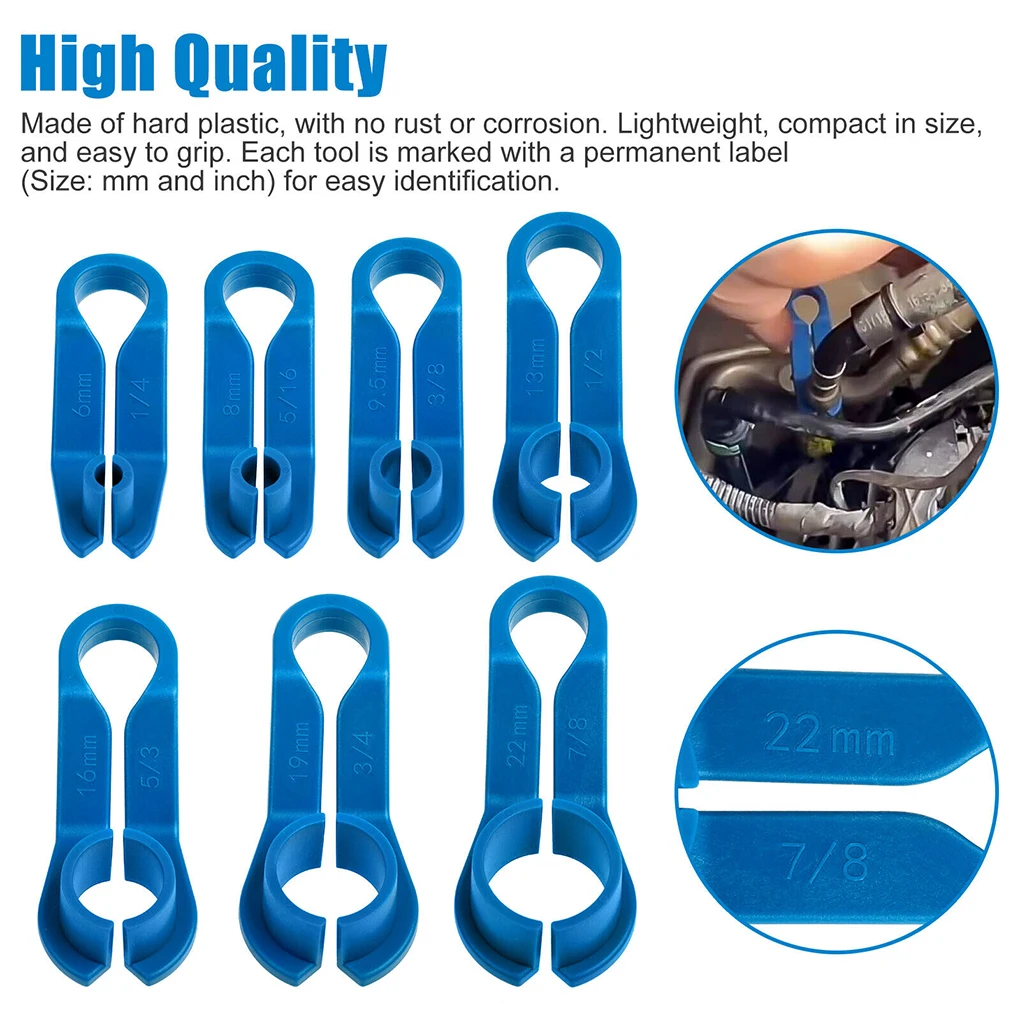 

Set Metal Auto A C Fuel Line Disconnect Tool Portable Scaled Professional Anti-corrosive Repairing Removal Tools