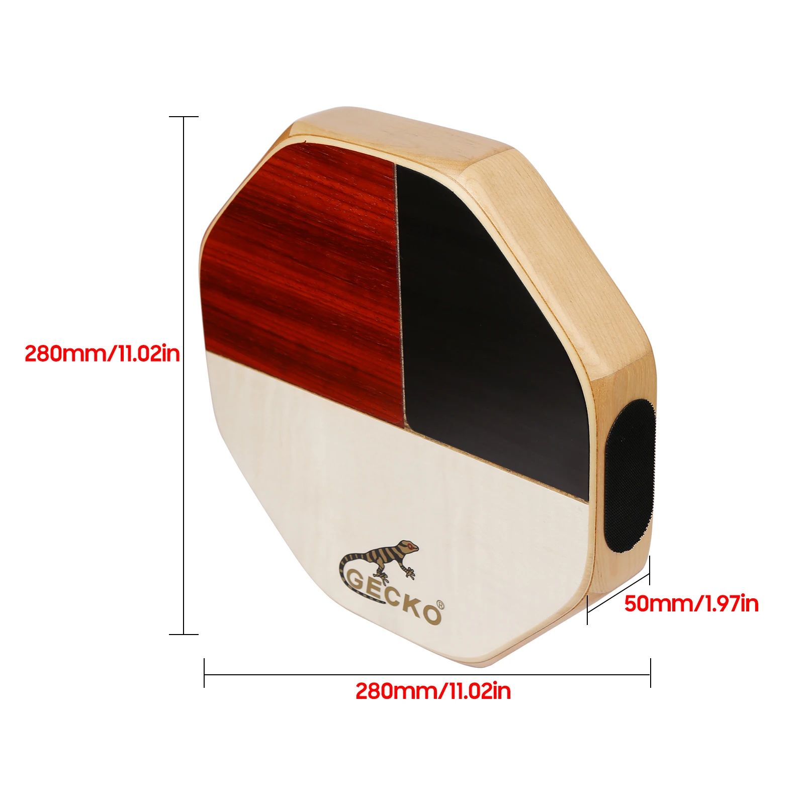 Барабан GECKO SD6 Cajon ручной кахон барабанный перкуссионный инструмент с сумкой для
