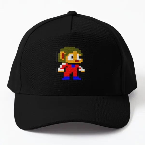 

Alex Kidd Pixel Art Baseball Cap Hat Hip Hop Casual Outdoor Women Solid Color Fish Czapka Sun Spring Summer Boys Mens