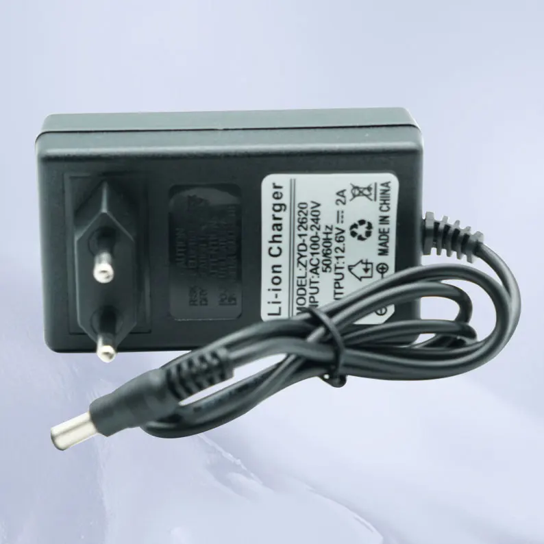 

12V DC AC100V-240V 2 a charger, 12.6x5 5mm 2.1V 2A 12.6 Au lithium battery power adapter, EU US UK Au plug, 18650