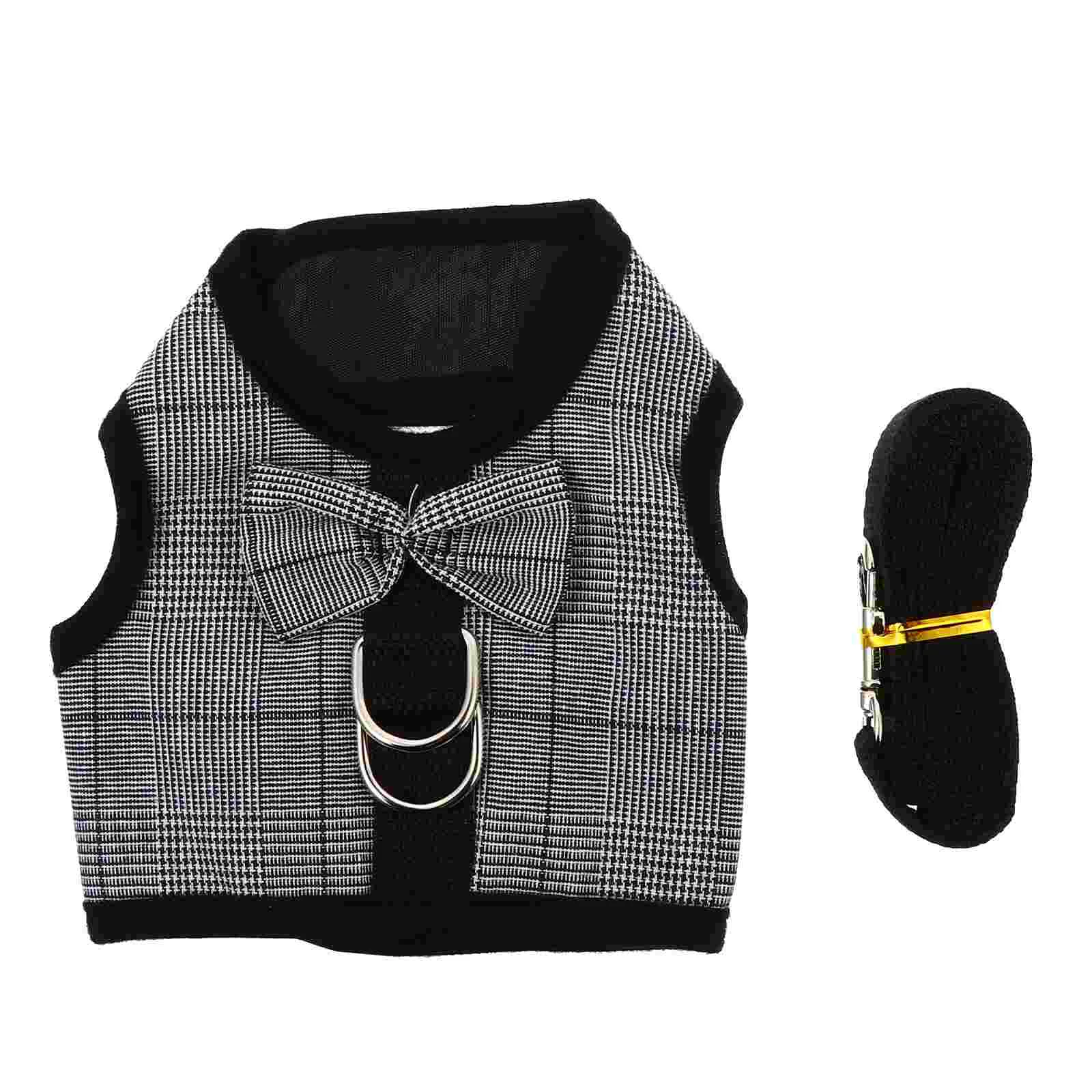 

Bunny Vest Correa Para Small Pet Harness Leash Set Belt Puppy Training Harness Cloth Dog Running Leash