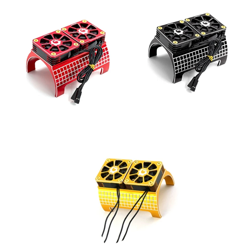 

Металлический двойной вентилятор охлаждения 4985 1717 радиатор двигателя для 1/5 Traxxas X-Maxx 6S 8S Arrma KRATON Радиоуправляемая машина