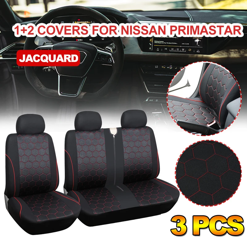 

Universal 2+1Heavy Duty Van Seat Covers With Soccer Print Fits Most Trucks,For Nissan Primastar,For Vauxhall vivaro,For VW T4