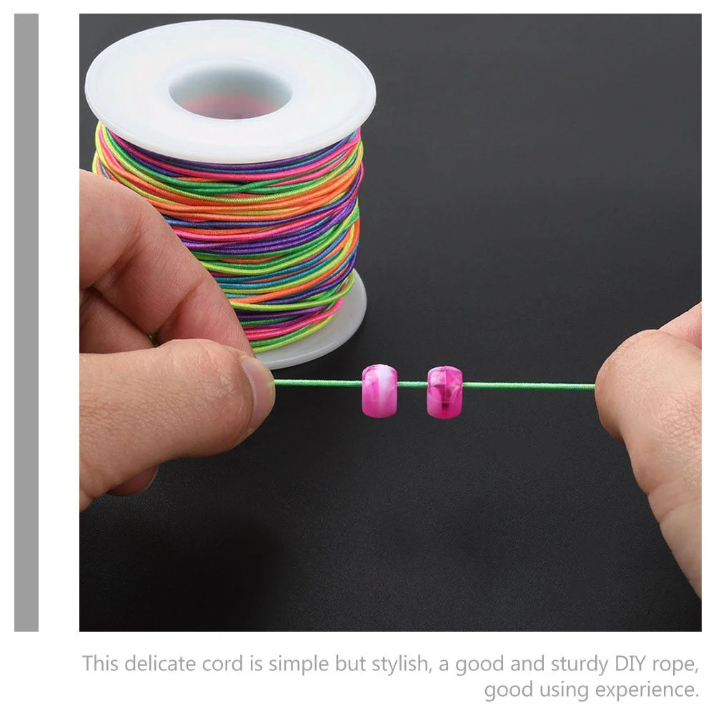 Beads Necklaces DIY Ropes Beading Thread Elastic Cord Wire Bracelet Polyester Cords For Making