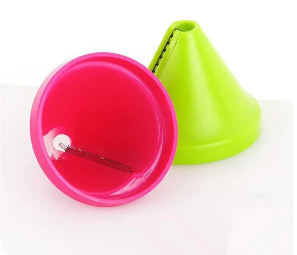 

Convenient Vegetable Cutter Plastic Spiral Slicers Shred Peeler Fruits Device Kitchen Gadget Accessories Cooking Kitchen Tool