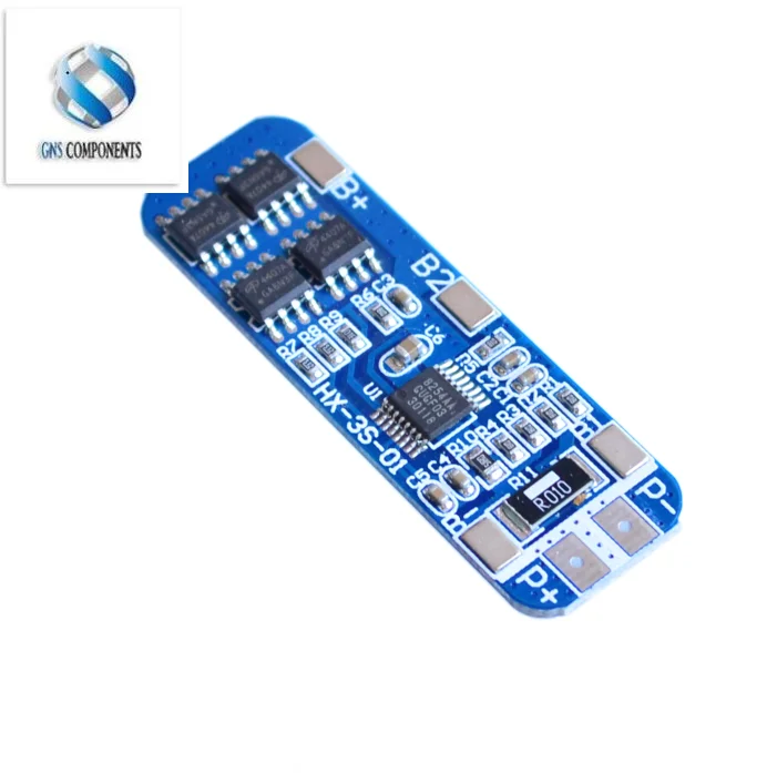 50x21x1 мм 10 А BMS Защитная плата зарядного устройства для упаковки литий-ионных и литиевых батарей 3S 18650 по оптовой цене