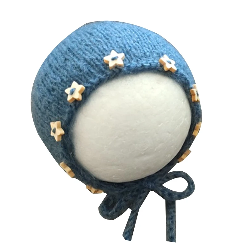 Шерстяная пряжа детская шапка реквизит для фотосессии девочек и мальчиков