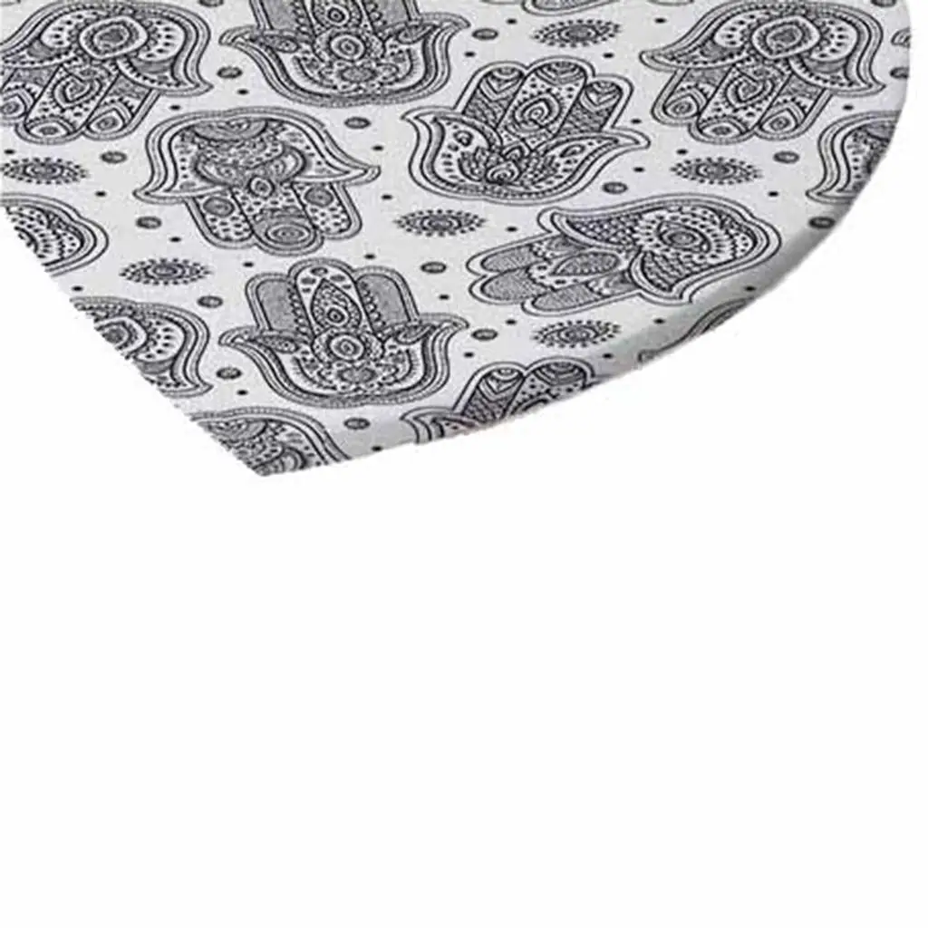 

Elastic Edged Waterproof Backed Fitted Table Cover Tableclothes Style E 1 2m