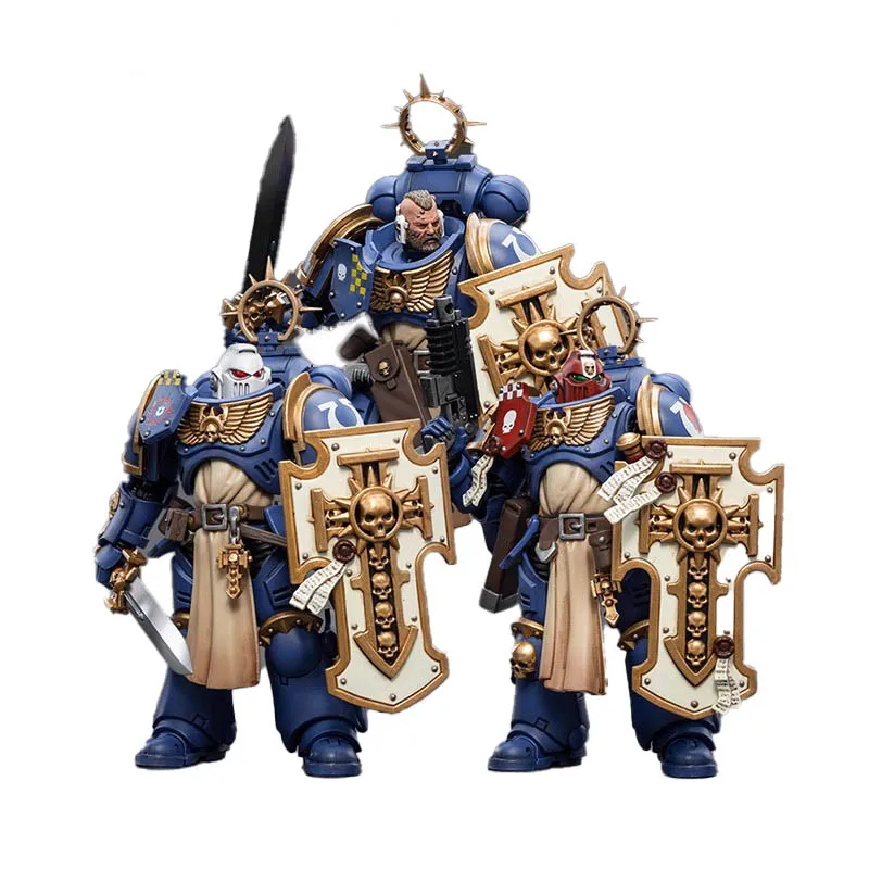 

Original Joytoy 1/18 Warhammer 40k Ultramarines Bladeguard VeteranBrother Sergeant Proximo Veteran 02 03 Action Model Art Toy