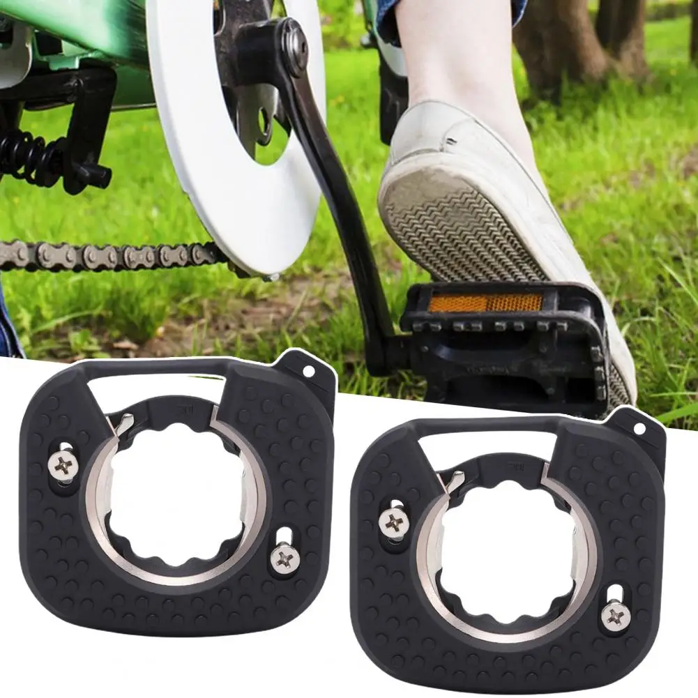 

1 Set Water Proof Good Stability Protection Cleat Sporting Cycling Cleat Cover Bicycle Pedal Buckle for Rider