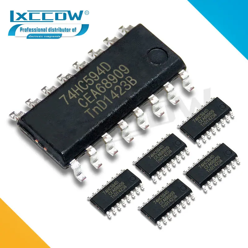 74HC595D SOP16 74HC595 SOP SN74HC595DR 74HC594D 74HC594 74HC390D 74HC390 74HC257D 74HC257 74HC253D 74HC253 74HC238D, 10 шт.
