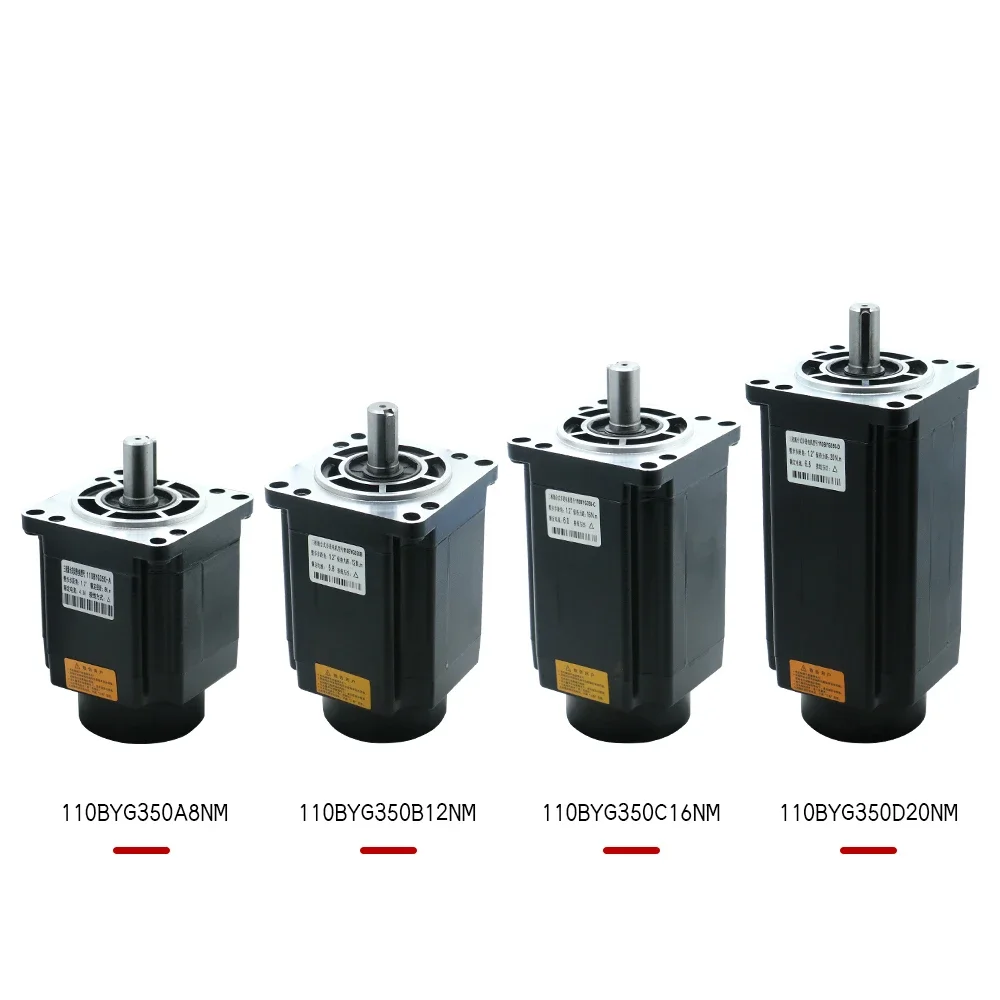3-фазный комплект шагового двигателя переменного тока NEMA 42 110 мм 8 нм 110BYG350A 3M2280-10A