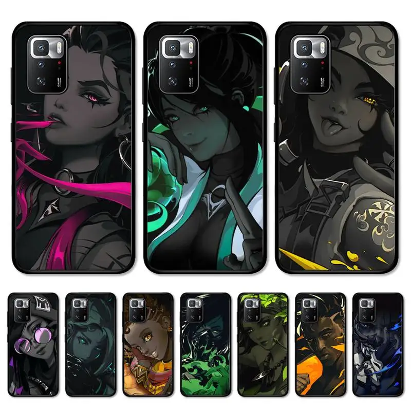 

Valorant Game Character Art Phone Case for Redmi Note 8 7 9 4 6 pro max T X 5A 3 10 lite pro