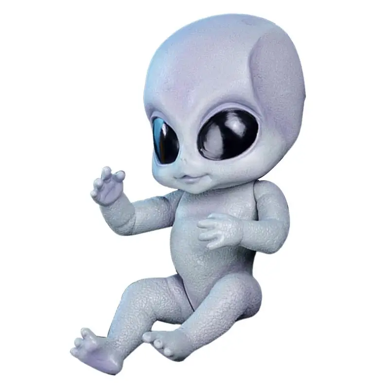 

14 Inch Realistic Alien Baby Silicone Doll Handdetailed Painting Full Body Silicone Vinyl Alien Dolls Toy Collectible Baby Toy