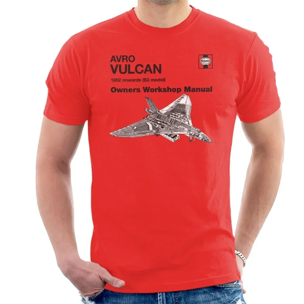 Фото Футболки с забавными принтами British Classic Airplane Avro Vulcan 1952 B2 2019, новый бренд, дешевая распродажа, 100% хлопок №3