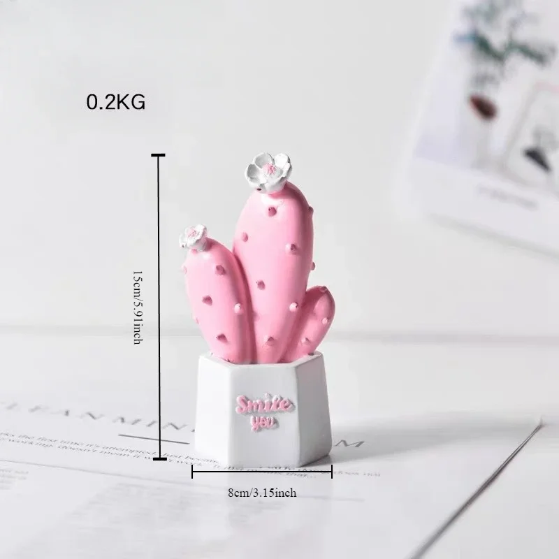 Украшение из искусственного кактуса в скандинавском стиле креативный домашний