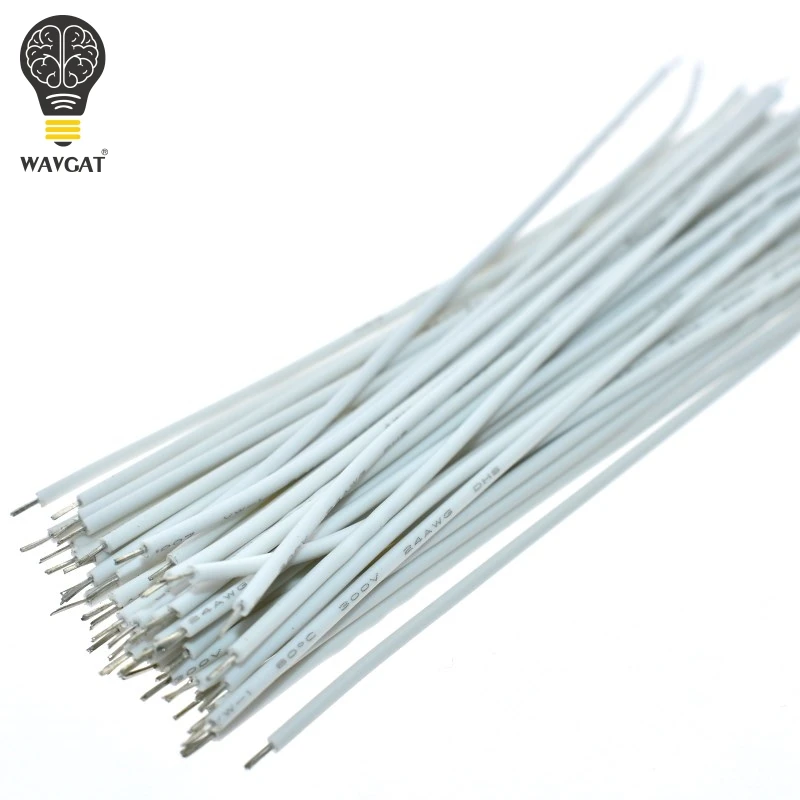 Кабели для пайки AEAK 100 шт. 24AWG 10 см луженые