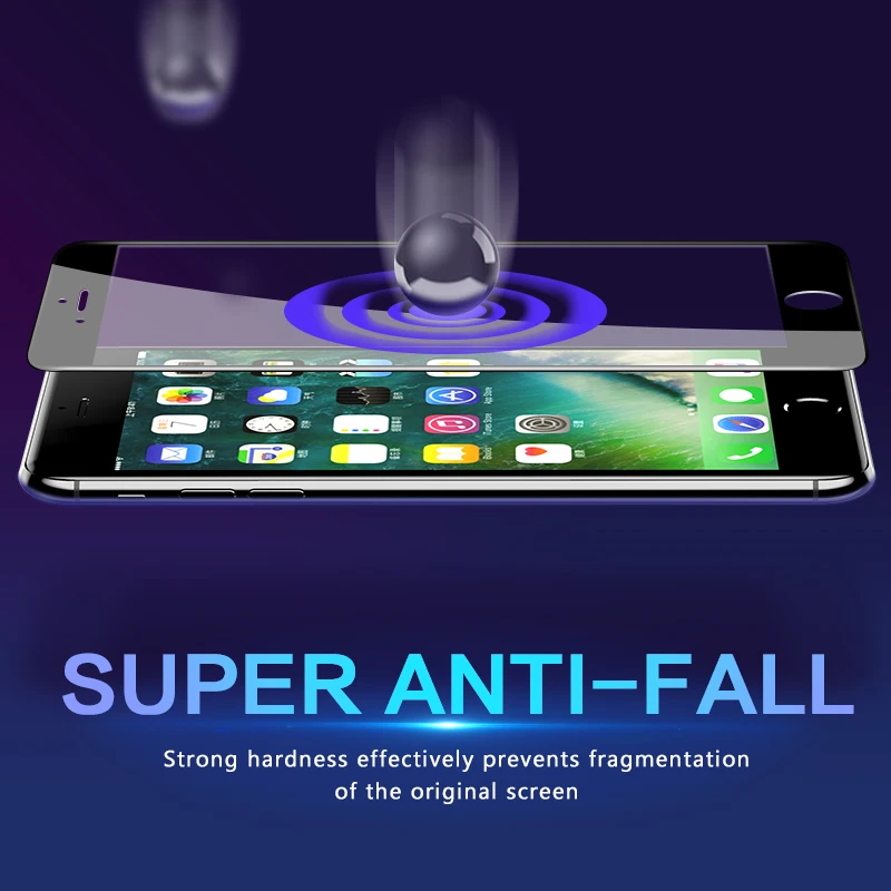 ASTUBIA Full Tempered Glass Case For iPhone Screen Protector for iPhone 13 7 8 Plus X XR XS MAX SE  11 12 Pro, 3 Pack