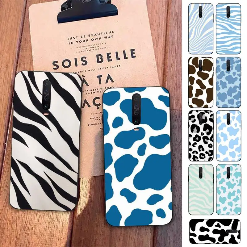 

Cow Zebra Phone Case for Redmi 5 6 7 8 9 A 5plus K20 4X S2 GO 6 K30 pro
