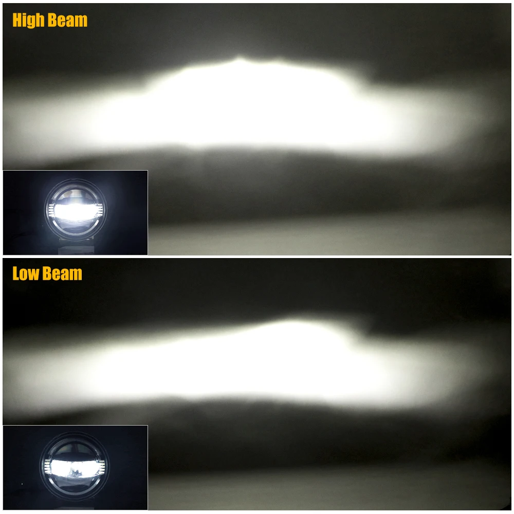 Автомобильные аксессуары головного света 7-дюймовые круглые светодиодные фары 7