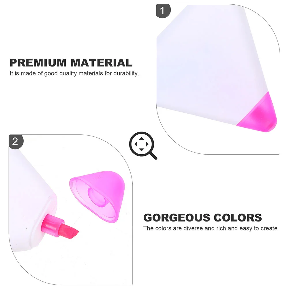 9-шт. Карманный маркер цветная ручка блестящие маркеры цветной эскиз пластиковая