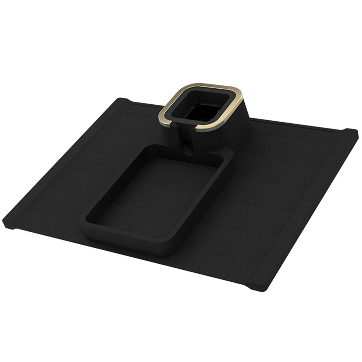 

Couch Tray with Cup Holder Anti-Spill and Anti-Slip Recliner Table Tray Silicone Cup Holder Large Capacity Sofa Armrest Tray for